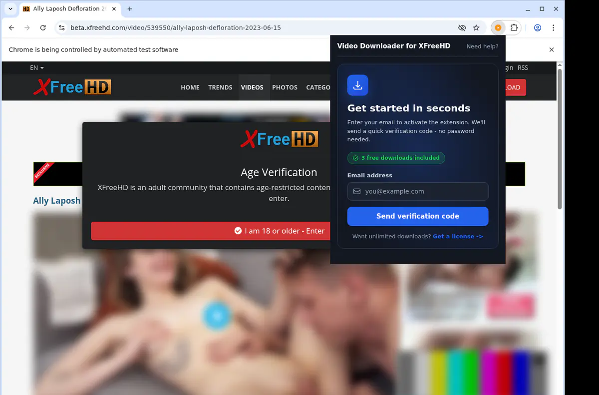 XFreeHD Video Downloader screenshot 5